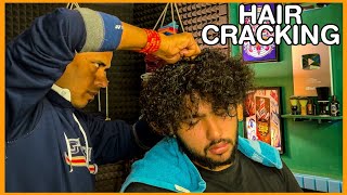 Hair Cracking/ Scalp Popping Head Massage by Indian Barber Suresh