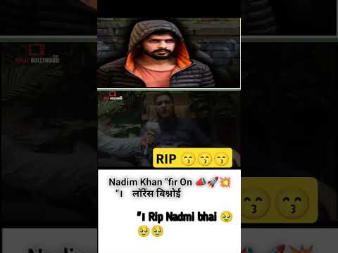 Nadim Khan|| challenge Lorensh बिश्नोई गैंग || Salman Khan || baba sidhiki  credit ..@viralbollywood