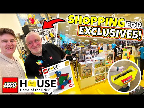 Shopping for EXCLUSIVE LEGO Sets at the LEGO House Store in Billund!