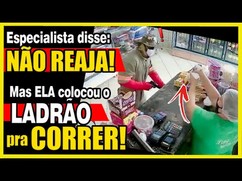 Colocou o ladrão pra correr!