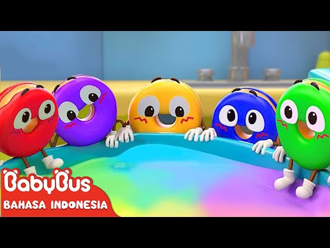 10 Donat Warna-warni Menari Bersama Neo 🍩🌈 | Lagu Donat Anak | Ayo ! Neo 🌟| BabyBus Bahasa Indonesia