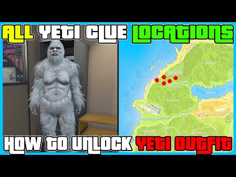 HOW To Unlock The YETI OUTFIT In GTA 5 Online - ALL YETI CLUE LOCATIONS 2024