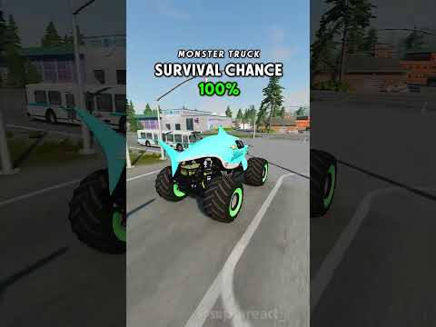 Quel véhicule choisir pour survivre ? 🚗  part1 #beamng #beamngdrive #gaming #car #crash