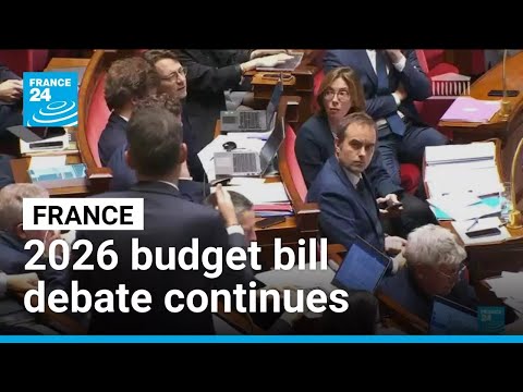 YouTube video thumbnail: France: 2026 Budget Bill Debate Continues