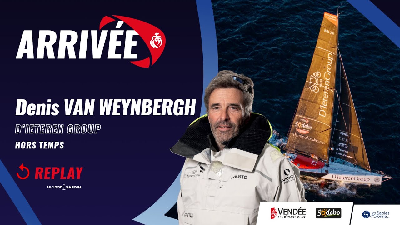 Denis Van Weynbergh: arrivo a Les Sables d'Olonne ma non classificato