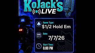 Tuesday $1/2 Action! KoJack's LIVE!