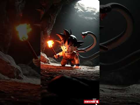 Baby Goku Enters the Mysterious Well😱 #goku #dragoball