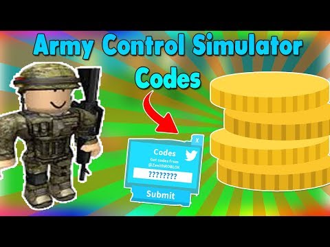 roblox army control simulator codes