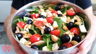 Salada de Verão com Frango, Colorida e Refrescante | Tathi Calicchio