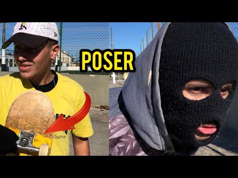 DIFERENÇA ENTRE INICIANTE E POSER NO SKATE!