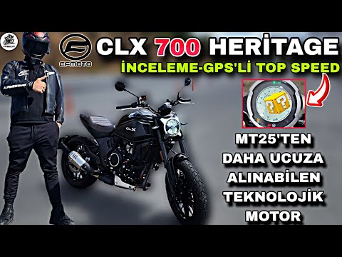 MODA GÖRE SESİ DEĞİŞEN CFMOTO CLX700 HERİTAGE İNCELEME VE TOP SPEED & GÖSTERGESİ ÜZDÜ !.. DOPDOLU..