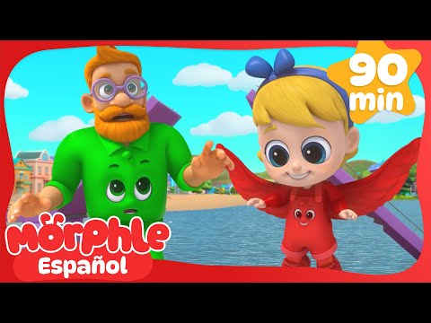 Morphle y Orphle se convierten en trajes de superhéroe! Quién ganará la gran carrera? | Morphle🎈