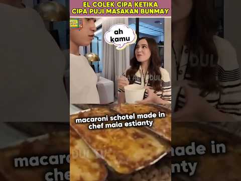 SYIFA HADJU SUAPIN EL RUMI SAAT REVIEW MACARONI SCHOTEL BUATAN BUNDA MAIA #syifahadju #elrumi