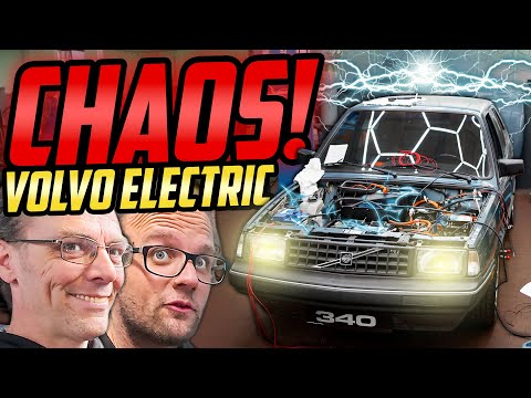 Wir MÜSSEN KREATIV werden! - Volvo 340 mit TESLA Technik - Halter BAUEN & VERKABELN!