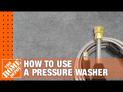 How to Use a Pressure Washer 