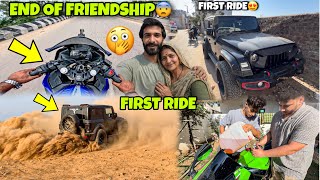 Reply to Sam😡 End of Friendship | Thar First Ride after Accident🥹 Petrol shortage due to War💔