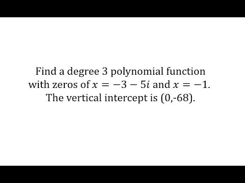 Find A Third Degree Polynomial Calculator - XpCourse