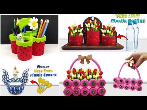 💡 DIY KREATIF dari Botol Plastik Bekas! Kerajinan Cantik & Unik untuk Dekorasi Rumah