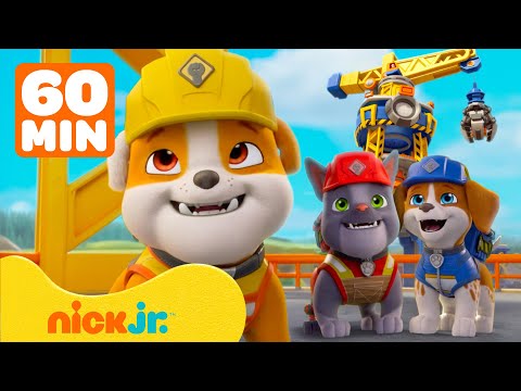 Rubble & Crew | ¡Rubble se Recarga para Rescates en la Torre de Construcción! | 1 Hora | Nick Jr.