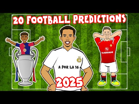 20 FOOTBALL PREDICTIONS - 2025🤔