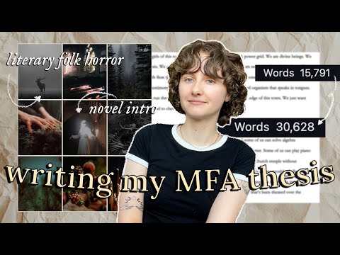 drafting my MFA thesis novel 🌝 project intro, research, progress & casual chats // writing vlog