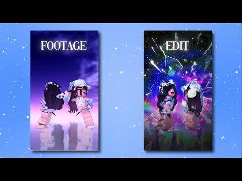 raw footage vs final edits | part 8 | roblox edits