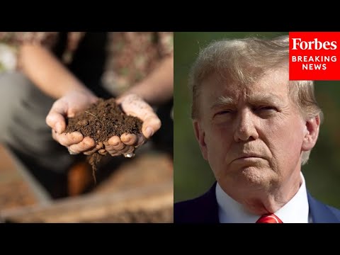 YouTube video thumbnail: 'They Love That Dirt': President Trump Discusses Helping American Farmers