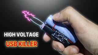 ✅HAZLO TU MISMO 👀👉 USB DESTRUCTOR DE COMPONENTES DE ALTO VOLTAJE | HIGH VOLTAGE USB KILLER