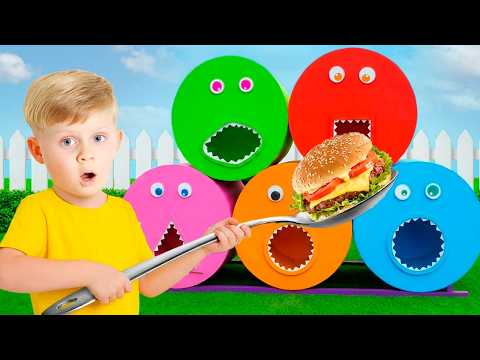 Feeding the Hungry Color Tubes Challenge!