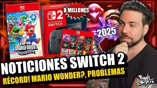 🔥NOTICIONES Nintendo Switch 2! Mario Wonder? 8 MILLONES! METROID JUGABLE en GAMESCOM! Y PROBLEMAS!!