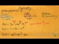 Polynomial Symmetry and Exponents