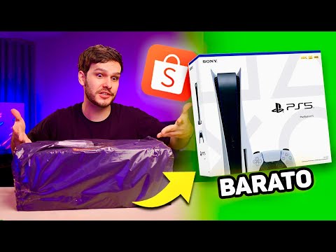 COMPREI um PS5 BARATO na SHOPEE