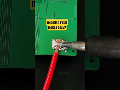 solder paste makes it easy for you to solder tin #solderingtips #soldering #solders #solderpaste