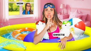 I Built a SECRET POOL in My Room… BAD IDEA!