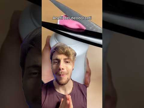 DENTRO SI NASCONDE UN GIOIELLO ๐๐ #ilviglioscova #lifehacks #deodoranteanello