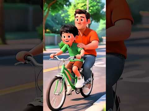 #चिंटू साइकिल से अपने पापा को ऑफिस छोड़ने गया#shorts_ #cartoon #trending
