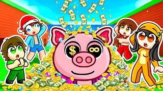 PRANK s NEKONEČNO PENĚZI v Escape Tsunami For Brainrots v Robloxu!