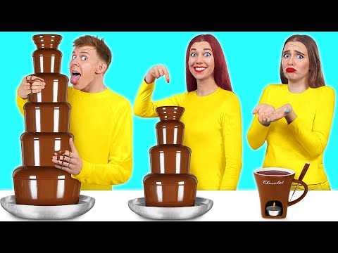 Desafío De Fuente De Chocolate | Trucos Divertidos de Comida por Multi DO Food Challenge