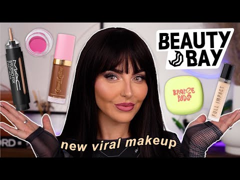 TESTING ALL NEW MAKEUP! Viral Tiktok + Influencer brands!