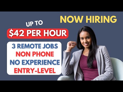 🏃🏽‍♀️GET HIRED FAST! 3 Work At Home Jobs (Up To $42/Hr) I Beginner No Experience No Phone-Data Entry