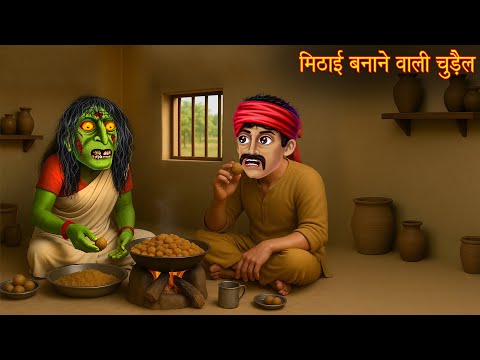 मिठाई बनाने वाली चुड़ैल | Witch Making Laddo | Hindi Stories | Kahaniya | Bhootiya | Chudail Kahaniya
