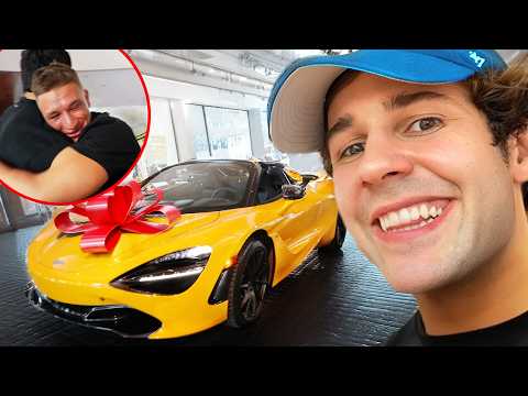 Surprising Best Friend with $450,000 Super Car!!