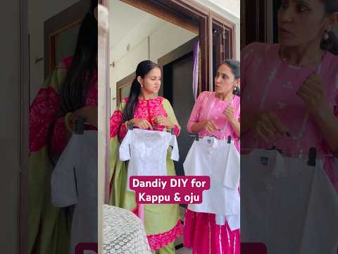 Navratri DIY for Kappu / Ghamu Saran / Navratri Outfit Ideas pinterest #shorts #navratridiy