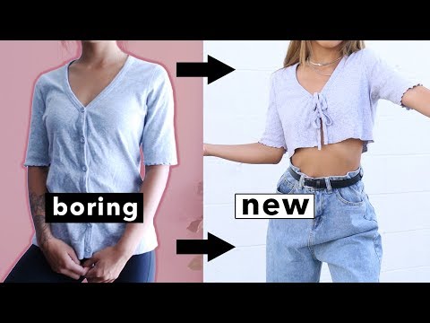 DIY NO-SEW HACKS FALL EDITION | Transforming Old Boring Clothes!