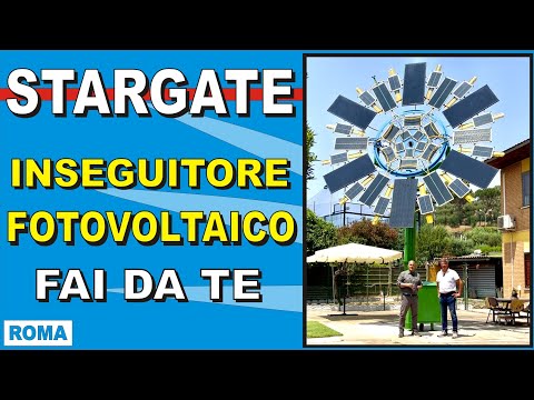 GIRASOLE FOTOVOLTAICO CON MATERIALI RICICLATI #fotovoltaico #faidate #perte