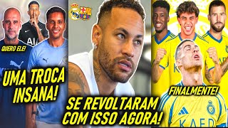 TROCA INSANA no CITY! - A REAÇÃO com NEYMAR foi PATÉTICA! - CR7 MONTANDO SELEÇÃO! - MERCADO da BOLA!