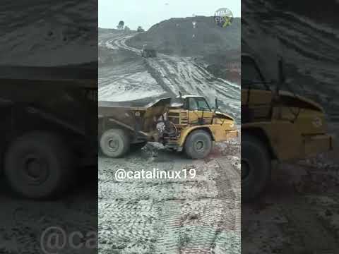Has this CAT 740 driver lost control? #shorts