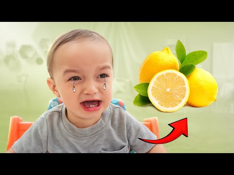 NUESTRO BEBÉ ENFRENTA EL LIMÓN 🍋 | TERMINÓ LLORANDO 😭🥴