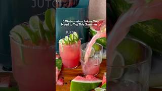 5 Watermelon Juice Recipes You Need To Try This Summer | ASMR pouring sounds