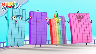 Mutige Zahlen! 🦸‍♂️ | Zählen lernen | 123 Mathe für Kinder | Nummernblöcke auf Deutsch